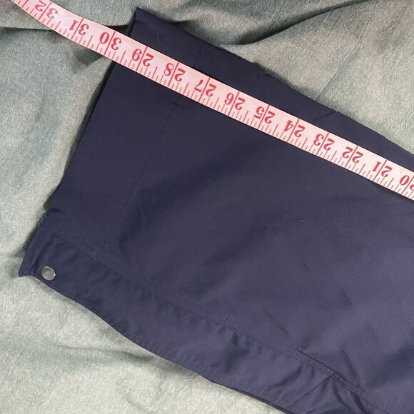 Athleta Trekkie Parachute Pants Womens 8 Navy Blue Outdoor Athleisure Gorpcore - Picture 10 of 12
